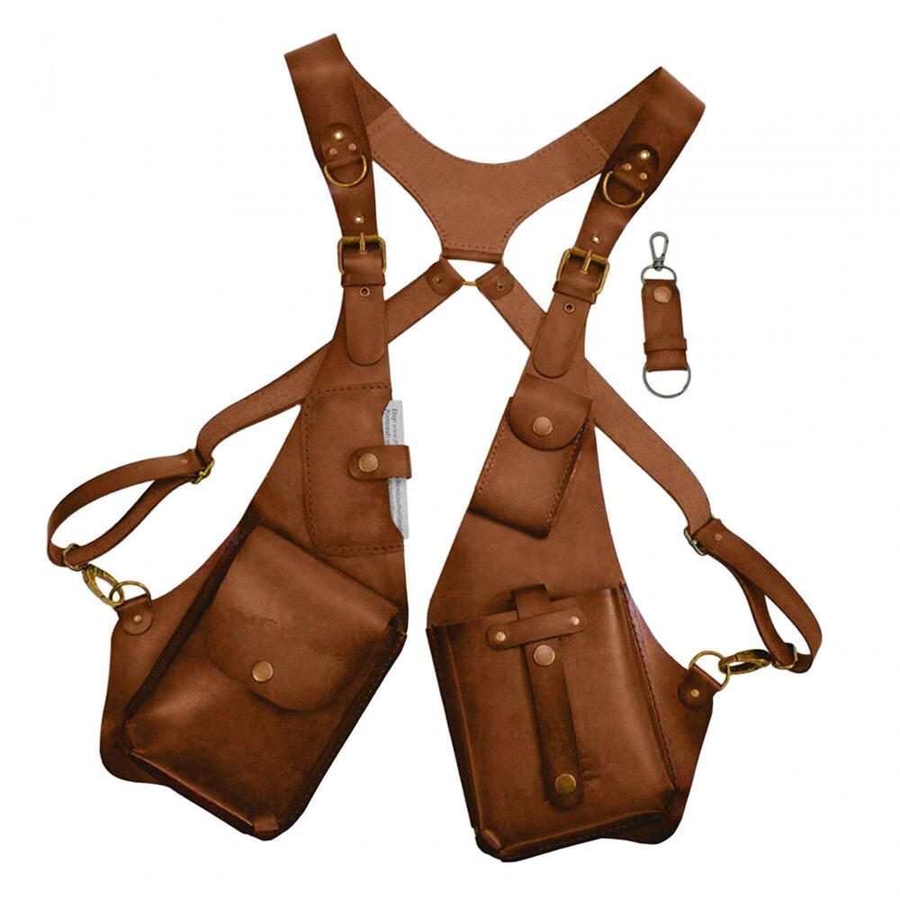 3296 Adjustable PU Leather Shoulder Holster Bag, Anti-Theft Underarm Strap